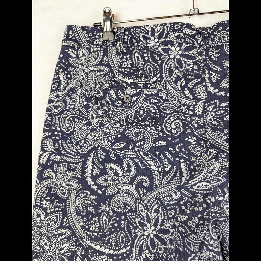 Talbots the Weekend Shorts Women's 16 Navy Blue White 6.5" Short - Picture 8 of 12